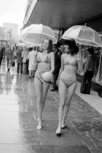 Wet Oxford Street Swimwear Print, April 1975