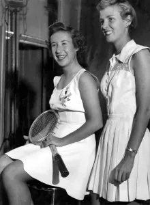 00060 Prints: Vintage Tennis Outfits Print, June 1953