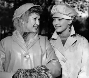 00061 Prints: Dinah Sheridan and Daughter Jenny Hanley Print 1966