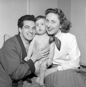 00061 Prints: Singer Frankie Vaughan Print - 1957 Family Photo