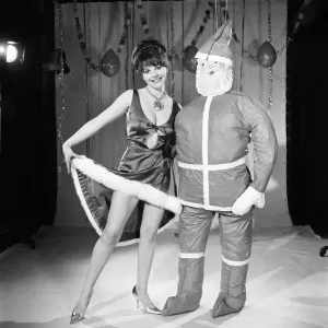 00062 Prints: Model Kim Tracy Office Christmas Party Print 1960