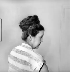 00064 Prints: Vintage Print: Mrs. Mabel Anderson, Long Hair, June 1958