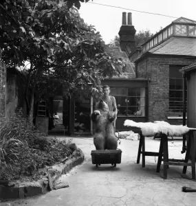 00064 Prints: Taxidermist Workshop Print, January 1960