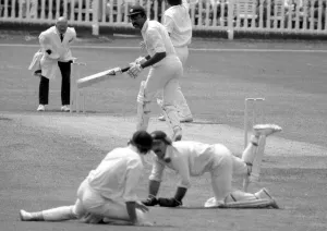 00066 Prints: Australia v West Indies World Cup Final 1975 Print: Clive Lloyd's Century