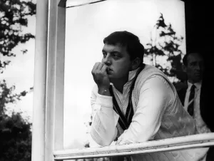 00066 Prints: Colin Milburn, Dejected Northants Cricket Player Print 1968