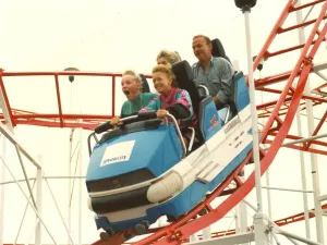 00066 Prints: Spanish City Cyclone Rollercoaster Print