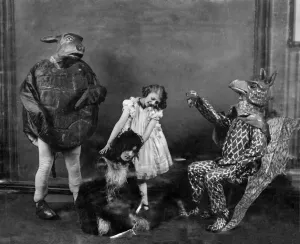 00067 Prints: Print of Alice in Wonderland Scene at the Comedy Theatre, 1913