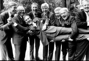 00071 Prints: Russ Abbot 40th Birthday Print with Bruce Forsyth and Friends
