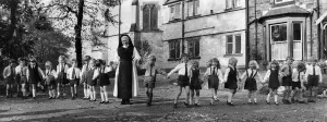 00071 Prints: Sister David Power with Pupils at Holly Mount Convent Print 1970