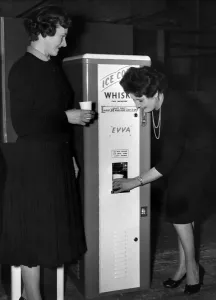 00071 Prints: Revolution in Drinking: Whisky Vending Machine Print, 1960