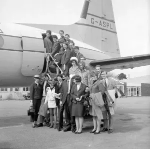 00075 Prints: Lympne Airport Wedding Flight Print, March 1968