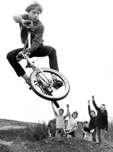00079 Prints: Jason Scurfield on the South Shields BMX track Print