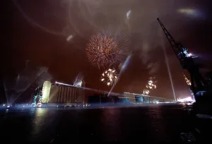 00080 Prints: Destination Docklands Concert Print 1988 Fireworks Display