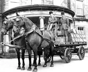 00081 Prints: Drayman and Horses Print 1977