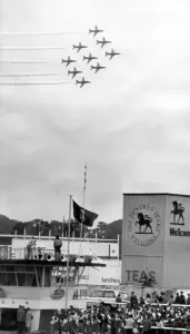 Red Arrows Prints: Red Arrows Print: 1980 National Exhibition Centre Photo