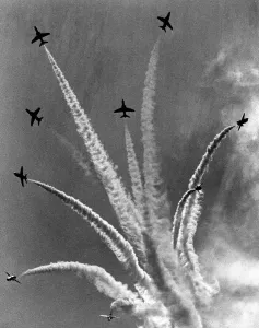 00081 Prints: The Red Arrows Print, Coventry Air Day 1981