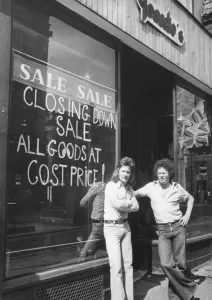 00084 Prints: Geordie's Closing Down Sale Print, 1977