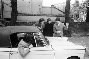 00084 Prints: John Lennon Passes Driving Test Print, Weybridge 1965