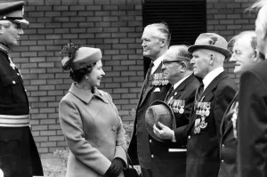 00087 Prints: Queen Elizabeth II and Prince Philip Visit Imphal Barracks Print, York 1983