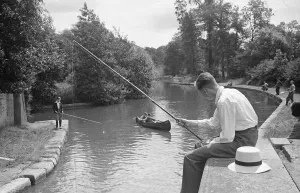 00087 Prints: Grand Union Canal Print, Circa 1950