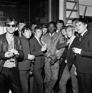 00089 Prints: Chuck Berry at Pye Recording Studios, 1964 Print