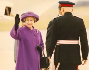00090 Prints: Queen Elizabeth II and Prince Philip Visit Durham Print 1991