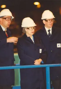00090 Prints: Queen Elizabeth II Visits Alcans Smelter Print 26th June 1993
