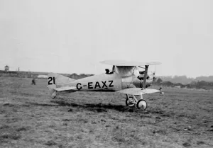 00092 Prints: Print of Gloster Mars Bamel taking off from Hendon