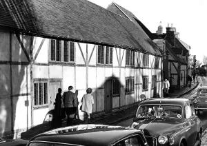 00093 Prints: Renovated Ely Street Print, Stratford-upon-Avon 1972