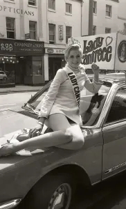 00093 Prints: Lady Cantrece 1970 Print: Most Beautiful Legs in England Winner