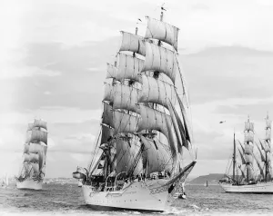 00093 Prints: Norwegian Windjammer Christian Radich Print, 30th July 1970