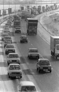 M6 Traffic Print, January 1979