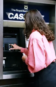 00096 Prints: RBS ATM Woman Print, March 1993