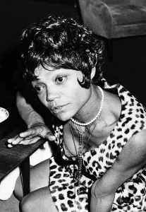 00097 Prints: Eartha Kitt at Heathrow Airport Print, 13th March 1970