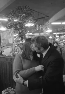 00097 Prints: A Kiss under the Mistletoe Print, 21st December 1970