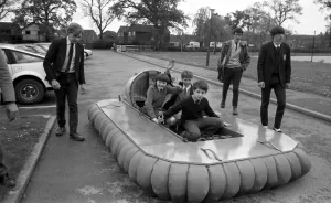 00098 Prints: Hovercraft Built by Pupils, Kenilworth Schools Abbey Hall Print