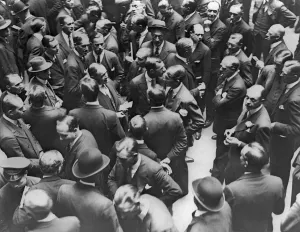 00099 Prints: Stock Exchange in Turmoil: 1931 Print