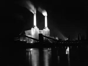 Battersea Power Station Print, Festival of Britain 1951