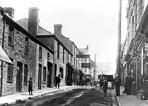 Lower Union Street, Dowlais, Merthyr, Wales Print Circa 1900