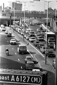 Newcastle Traffic Jam Print, 20 June 1979