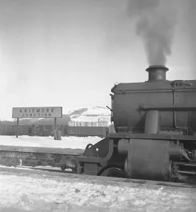 LMS Stanier Black Five Locomotive Print, circa 1950