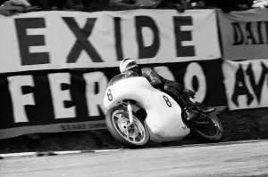 Prints of Senior TT race, Isle of Man. Phil Read in action. 8th June 1964 Isle Of Man Prints: Phil Read in Action - Isle of Man Senior TT Print 1964