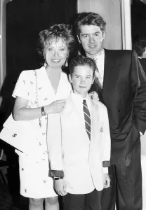 Retro Television Actresses Prints: Lulu the singer and actress with her husband and her son
