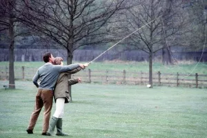 Prince Charles with Caroline Worsley Print (00136)