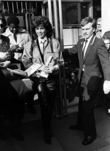 Victoria Principal Leaving London Hotel Print (00141)