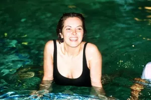 Greta Scacchi Print - Swimming Pool 1988