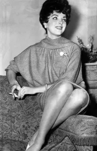 Joan Collins Actress at London Airport Print 1958