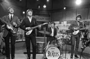 Television Prints: The Beatles at Television House Print 20 March 1964