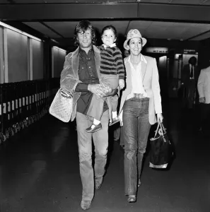 Prints of Kris Kristofferson and Rita Coolidge at LAP with their daughter Casey. 28th May 1978 Rita Prints: Kris Kristofferson and Rita Coolidge with Casey Print 1978