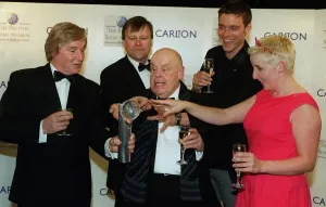 Cast of Coronation Street Receive Award Print May 1999